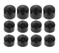 FOYTOKI Set 2 Pezzi Boccole Pu per Longboard, Ricambi per Sostituzione Carrello Skateboard, Kit Hardware Nero per Skateboard Esterni, Ammortizzatori Antiurto per Sport all’Aperto