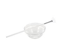 FOYTOKI Set 2 Pezzi Pennello Applicatore Maschera Viso Con Setole Morbide e Ciotola in Vetro Per Miscelare Maschere Skincare Per Uso Professionale e Domani