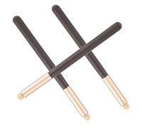 FOYTOKI Set 3 Pennelli per Labbra in Fibranartificiale e Legno, Design Ergonomico, Facili da Usare per Applicare Lucidalabbra, per Uso Professionale e Domestico