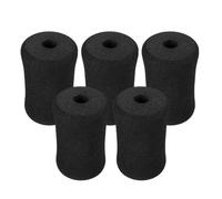 FOYTOKI Set 5 Pezzi Cuscinetti in Spugna per Attrezzi Palestra, Copertina Tubo Rullo 22mm X 135mm X 75mm, Accessori Ricambio Gambe per Macchine Fitness e Panche Allenamento