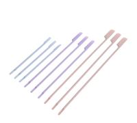 FOYTOKI Set 9 Pezzi Spatole di Bellezza in Silicone per Trucco e Lozione, Raschietti Riutilizzabili Adatti a Vari Contenitori, Strumenti Cosmetici Pratici e Versatili Colore Casuale
