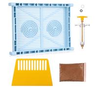 FOYTOKI Set Porta Aromaterapia per Incenso Bastoncini in Plastico Raccogli Cenere e Facile da Pulire, la Stanza Yoga e Decorazione Unica Fatta a Mano Colore Casuale