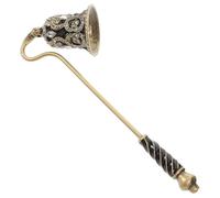 FOYTOKI Spegnicandele Design Fiore per Candele Profumate in Metallo | Strass, Portatile e Unico, Accessorio per Casa, per Spegnere lo Stoppino e Limitare gli Schizzi di Cera