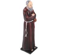 FOYTOKI Statua in Resina di Prete, Decorazione Classica Nera per Chiesa