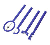 FOYTOKI Strumento per Allenamento Muscoli Orali 4 Pezzi, di Spinta Lingua in Plastica e Acciaio Inox, Massaggiatore per Compatto per Riabilitazione Linguistica