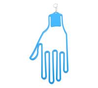 FOYTOKI Supporto per Guanti da Campo in Plastica Blu, Telaio Compatto e Facile da Trasportare, Accessorio Elegante per Esposizione e Protezione su Campo da Gioco o Negozio