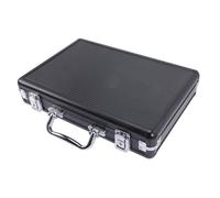 FOYTOKI Valigetta Alluminio Poker Chip Case Con Manico Leggero e Arrotondato Custodia Portafiches Da Gioco Con Chiusura Fibbia Sicura Per Carte e Fiches Contenitore Pratico e Resistente