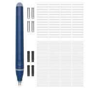 Foyucool Gomma Elettrica, con 220 Gomme di Ricambio, 2 Taglie (2.3mm e 5mm), Funzionamento a Batteria, Automatica e Portatile, per Dipingere, Imparare, Schizzi e Ufficio,Blu
