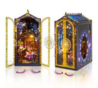 Foyucool Kit DIY Book Nook per Adulti, Officina Mistica | Con Luci LED e Legno Laser, Decorazione Miniature per Libreria, Kit Creativo Immersivo, Regalo per Natale, Compleanni e Feste