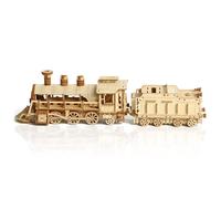 Foyucool Puzzle 3D in Legno per Adulti, Kit Creativo DIY da Montare, Gioco Relax, Natale o Compleanni , Treno