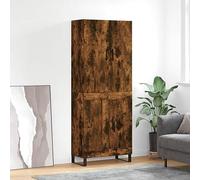 FOZICV Highboard, armadietto multiuso per soggiorno, camera da letto o bagno, design pratico, 69,5 x 34 x 180 cm