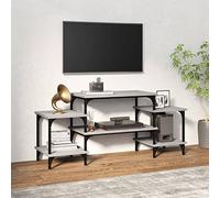 FOZICV Sonoma - Mobile per TV, per soggiorno, camera da letto o studio, design elegante e pratico, 117 x 35 x 52 cm, colore: grigio