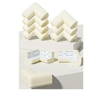 Fozobaiy Paraspigoli per bambini, in schiuma a prova di bambino, protezioni per tavoli da bambini, adatte per tavolino, scrivania, mobili, camino, angoli taglienti, 10 cuscinetti angolari (beige)