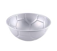 Fozriybefy 1 stampo per torta di calcio a forma di palla di mezzo 3D 3D stampo in lega di alluminio di stampo in lega da 8 pollici
