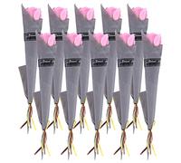 Fozriybefy 10 Pezzi Singola Rosa Simulazione Fiore di Sapone Rosa Coreano Regalo di San- Rose di Sapone Singolo Fiore di Sapone Artificiale 2