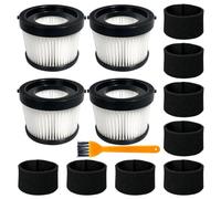 Fozriybefy 4 Confezioni di Filtri HEPA DCV5011H per Aspirapolvere Portatile Fili DCV501HB, con 8 Filtri A Maniche In Schiuma e 1 di Facile Installazione