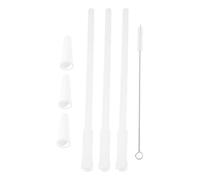 Fozriybefy Borraccia da Gallone Compatibile con Cannucce, Cannucce Regolabili Riutilizzabili per Brocca da 1000 Ml / 2000 Ml, Set da 3 Cannucce