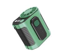 Fozriybefy Ventola Montata Vita Raffreddamento Ad Alta Temperatura per Ambienti di All'Aperto Luogo di Saldatura Ventola Portatile Montata Vita Verde