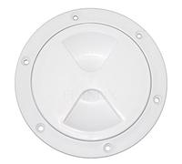 FP INOX Botola Rotonda Bianca plastica 170 mm con Guarnizione