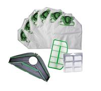 FP - kit 6 sacchetti + 6 profumi + 1 griglia protezione motore + 1 setola sottospazzola compatibili per folletto vk200 vk220s