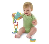 FP Newborn rattle Link Pack per neonati, multicolore