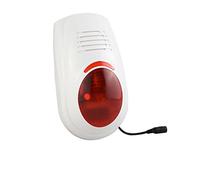 FP-Tech FP-LBW03 Sirena Wireless Esterna per Antifurto, Bianco