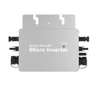 FP-TECH - MICRO INVERTER MPPT FOTOVOLTAICO DI RETE CONNESSO 350 - 600 - 1200 W ON-GRID PLUG AND PLAY PLUG-IN WIFI APPLICAZIONE (600 W - Plug & Play)