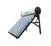 FP-TECH PANNELLO SOLARE TERMICO ACQUA CALDA ACCIAIO INOX TUBI SOTTOVUOTO CIRCOLAZIONE NATURALE - MOD. PRO (100 Litri - Professional)