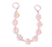 [Fpbiagoq] Cinturino per telefono con perline Moda Telefono Fascino Portachiavi Multiuso Accessori per la Decorazione dello Smartphone Uso quotidiano Perline