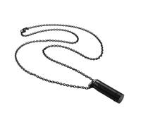 [Fpbiagoq] Collana con ciondolo di profumo riutilizzabile catena clavicola regolabile per contenitore in acciaio con odore, フリーサイズ, Come descritto nella descrizione, Senza pietra preziosa