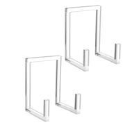 Fpbiagoq Cornice per Foto in Acrilico da 2 Supporto Vinili Organizer La Conservazione dei Dischi Espositore Trasparenza Cornici Cornice Portatile