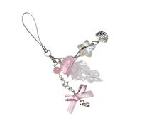 [Fpbiagoq] Portachiavi traslucido con meduse Bling Catena per telefono Accessori per cinturino per telefono Accessori da viaggio Regalo per feste in lega Gioielli Marine Life Design Keychain, Oh!,