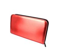 [Fpbiagoq] PU salone di bellezza professionale parrucchiere forbici borsa parrucchiere forbici organizzatore perfetto per uomini con abbondanza di spazio per 3 o 4 cesoie, Rosso, Come mostrato in