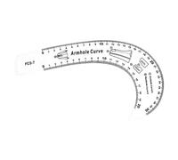 Fpbiagoq Righello curvo francese per sarti abbigliamento modello fare acrilico trasparente sartoria righello quilting righello