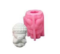 Fpbiagoq Statua religiosa stampi per candele in silicone stampi in resina epossidica per la produzione di sapone per candele consolazione torta fondente