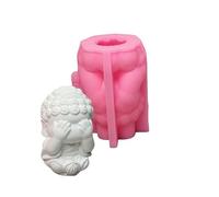 Fpbiagoq Statua religiosa stampi per candele in silicone stampi in resina epossidica per la produzione di sapone per candele consolazione torta fondente