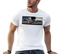 FPBQSSMV Berlin Calling Paul Kalkbrenner Elettronic Music T Shirt Men White XXL