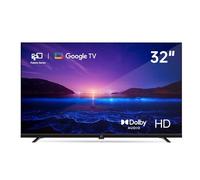 FPD Smart TV 32 pollici HD 720p LED Google TV con Google Play e Google Cast integrati, HDR 10, Dolby Audio, telecomando vocale, streaming TV in diretta (serie Palette, CG32-P3, modello 2025)