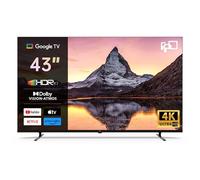 FPD Smart TV 43 Pollici TV 4K UHD Google TV Schermo Piatto 60Hz Cinema