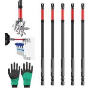 FPH2 Impact Screwdriver Bit Set,1/4 Inch Hex Shank Magnetic Cross Slot Screw Driver Drill Bits,Electrician Screwdriver Bits for Circuit Breakers and Electrical Work