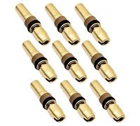 FPHADO 9PCS Testa del pistone a tre stadi testa in rame ad alta pressione 6mm pompa ad alta pressione 30Mpa parti di riparazione