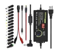 FPHADO Alimentatore Universale 3-36V 4A 144W 3V 5V 6V 9V 12V 15V 18V 20V 24V 30V 36V Spina AC/DC A Commutazione Variabile Regolabile