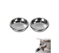 FPIJMG Filtri Ciechi 58 mm, 2 Pezzi, Acciaio Inox 304 | Cestelli senza fori per controlavaggio e pulizia del gruppo con portafiltri compatibili da 58 mm; verificare la misura.