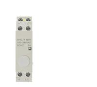 FPJQOBJC Timer di Controllo del contattore ausiliario WiFi DIN Rail AC 100-240V 2A Funziona con contattore modulare