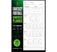 FPL Fantasy Football Planner & Logbook: Transfer Planner, Squad Tracker, Captain Planner, Chip Tracker & Gameweek Journal: 100 Planning Pages to Track Transfers, Team Selection, Captain Picks & Chips