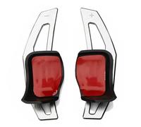 FPQOVV Paletta Cambio Volante Compatibile con per Golf 5 MK5 per Golf 6 MK6 R 2009-2014 per GTI R20 2009-2014 Paddle Cambio Auto Paddle Cambio Estese per Auto(Silver)