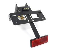 FPQOVV portatarga Moto Compatibile con CBR1000RR 2017-2024 Kit di Eliminazione del Posteriore Regolabile per Moto Supporto per Luce Staffa di Montaggio Posteriore Universale(with Reflector)