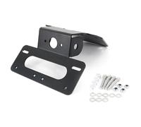 FPQOVV portatarga Moto Compatibile con Grom per MSX125 2013-2015 Kit di Eliminazione del per Supporto Targa Posteriore in Alluminio per Motocicletta Nero
