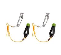Fpreeza 2 Pezzi Plus Line Release, 17 Pollici Downrigger Release Stacker Clip Leader da Pesca con Clip Un Scatto per Palangari