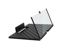 Fpreeza Lente di ingrandimento per schermo da 20 pollici, 3D HD, ingrandimento dello schermo, compatibile con tutti gli smartphone, nero